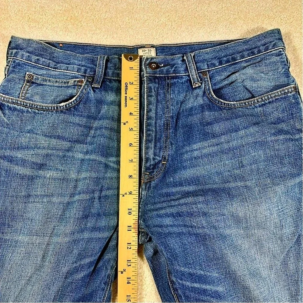 J.Crew Faded‎ Men's 36x32 Darkwash Blue Denim